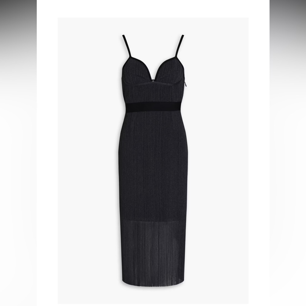 Herve leger metallic dress